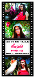 "Film Strip" Sweet 16 Birthday Magnet